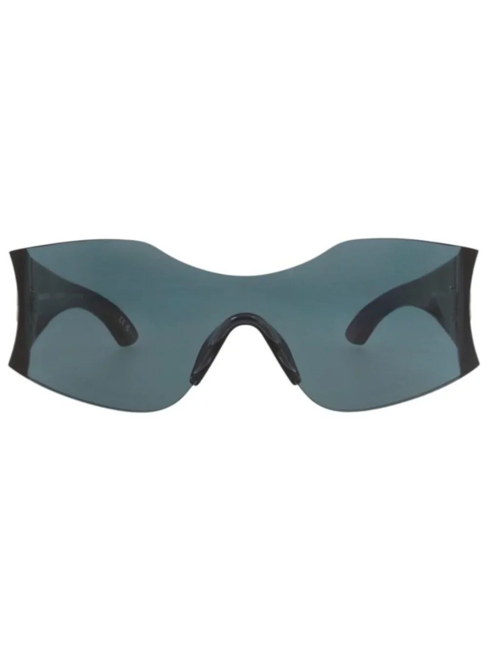New Balenciaga Unisex Shield/Wrap Green Green Green Fashion Designer Sunglasses